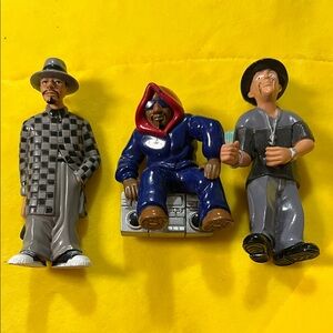 Homie 3-Piece Urban Crew Figures - Blue, Gray, Red, Black